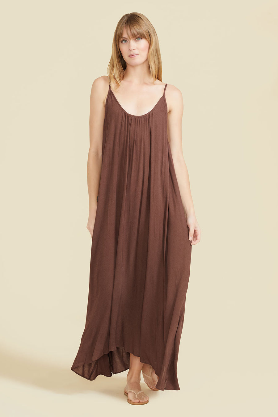 Malfi Dress - Brown