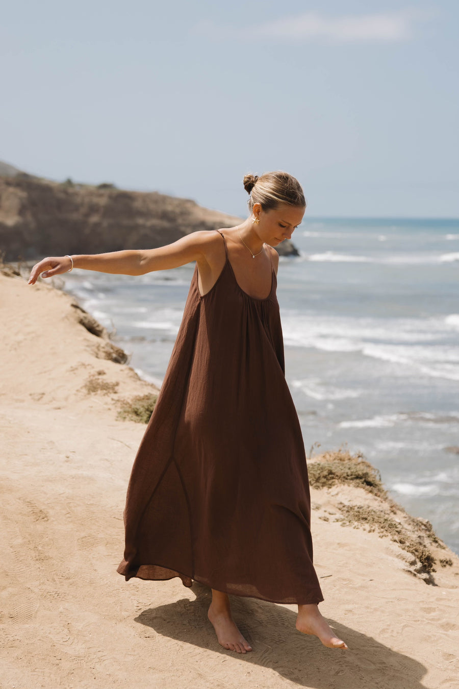 Malfi Dress - Brown